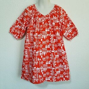 La Paloma Girl's Geometric Patterned Dress